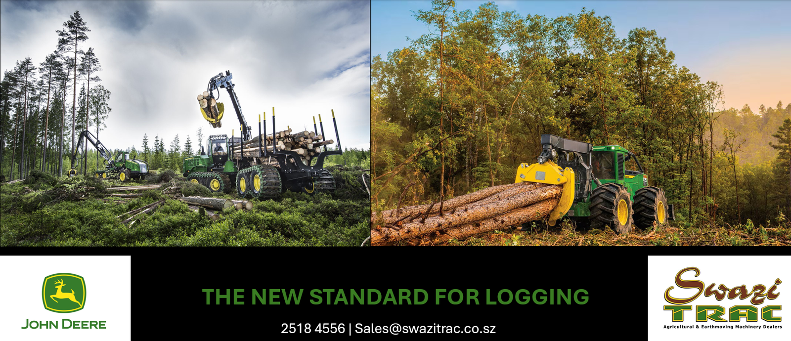 John Deere Forestry Equipment in Action